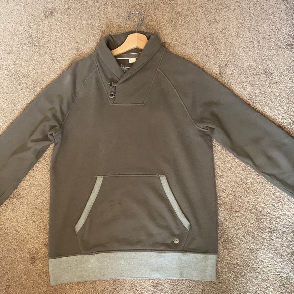 HUGO BOSS Men’s Green Pullover Sweater w/ Collar